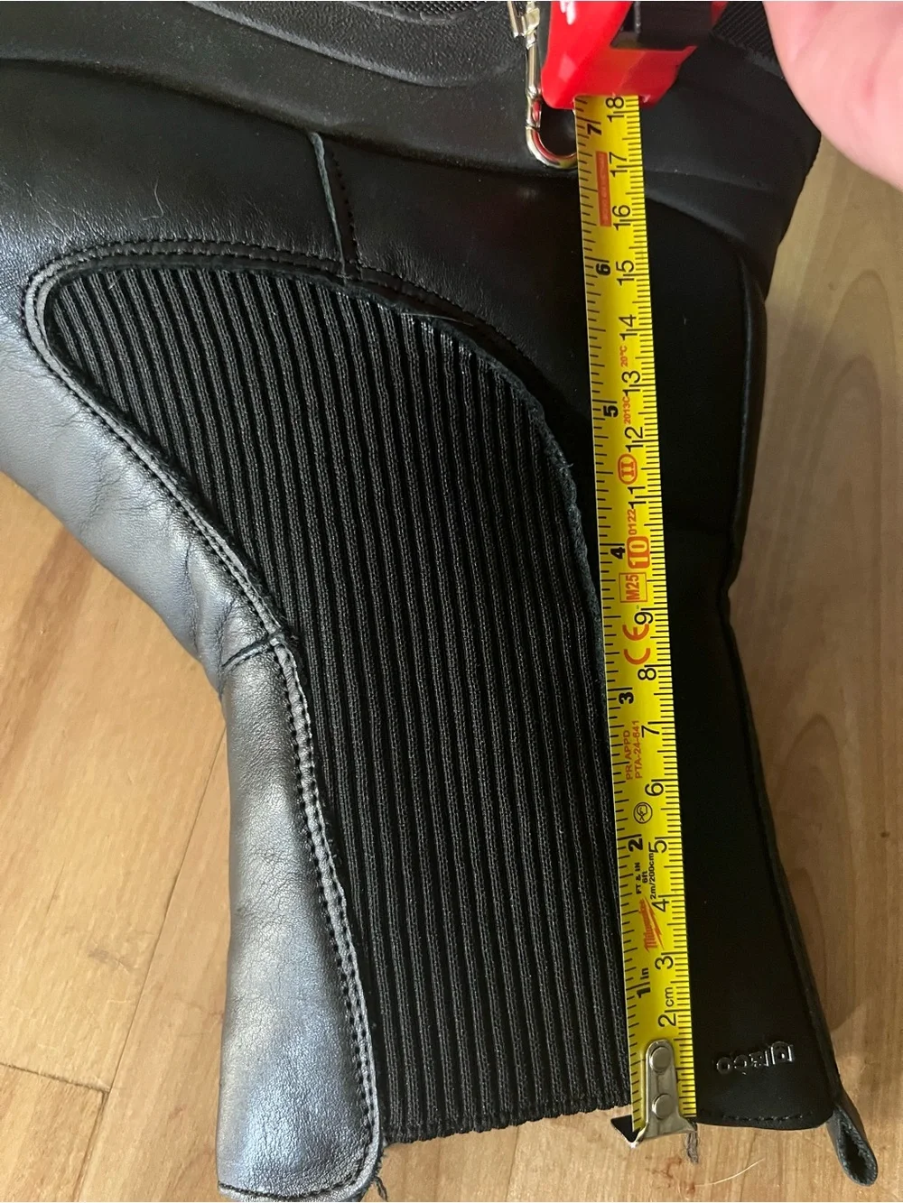 Women's Black Platform Chelsea Boots with Ribbed Elastic Panels